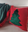 Kırlent Kılıfı-Çam Ağacı Aplikeli-42*42 cm. ürün görseli