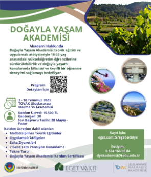 Resim DOĞAYLA YAŞAM AKADEMİSİ