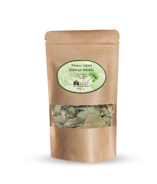 Kurutulmuş Mabet Ağacı (Ginkgo biloba) Yaprağı 20 G. ürün görseli